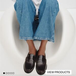 NWT H&M MULE LOAFERS